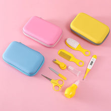 Load image into Gallery viewer, JR-6006 8 in 1 EVA Bag Baby Cleaning Care Set Baby Daily Cleaning Kit, Blue, Pink, Yellow