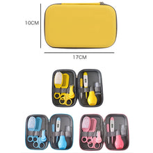 Load image into Gallery viewer, JR-6006 8 in 1 EVA Bag Baby Cleaning Care Set Baby Daily Cleaning Kit, Blue, Pink, Yellow