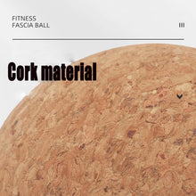 Load image into Gallery viewer, YG049 High-Density Cork Yoga Massage Ball Fitness Fascia Balls
