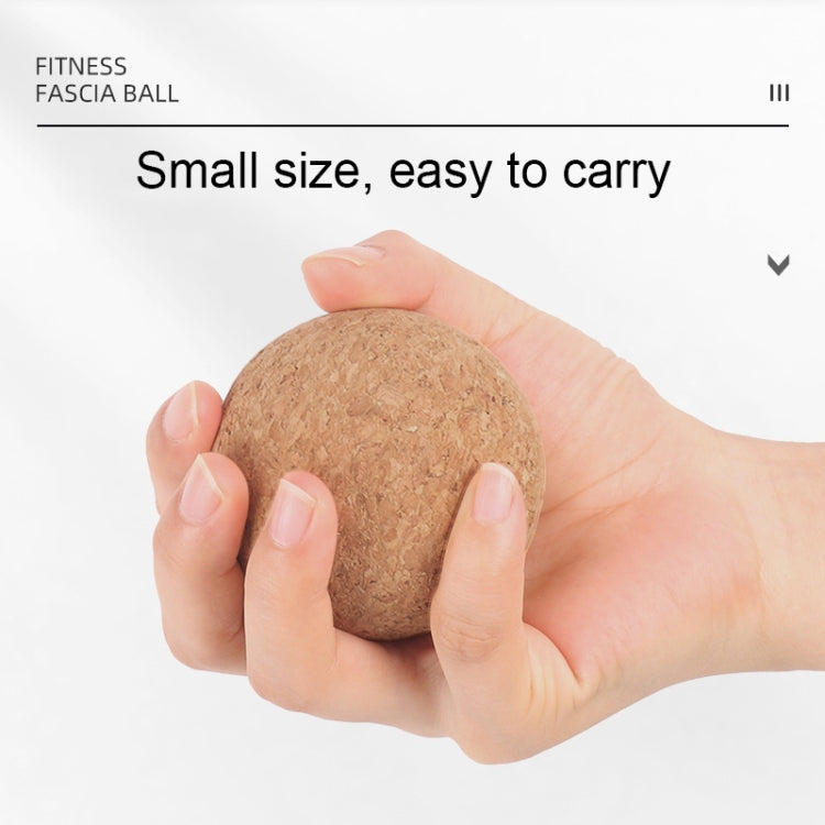 YG049 High-Density Cork Yoga Massage Ball Fitness Fascia Balls
