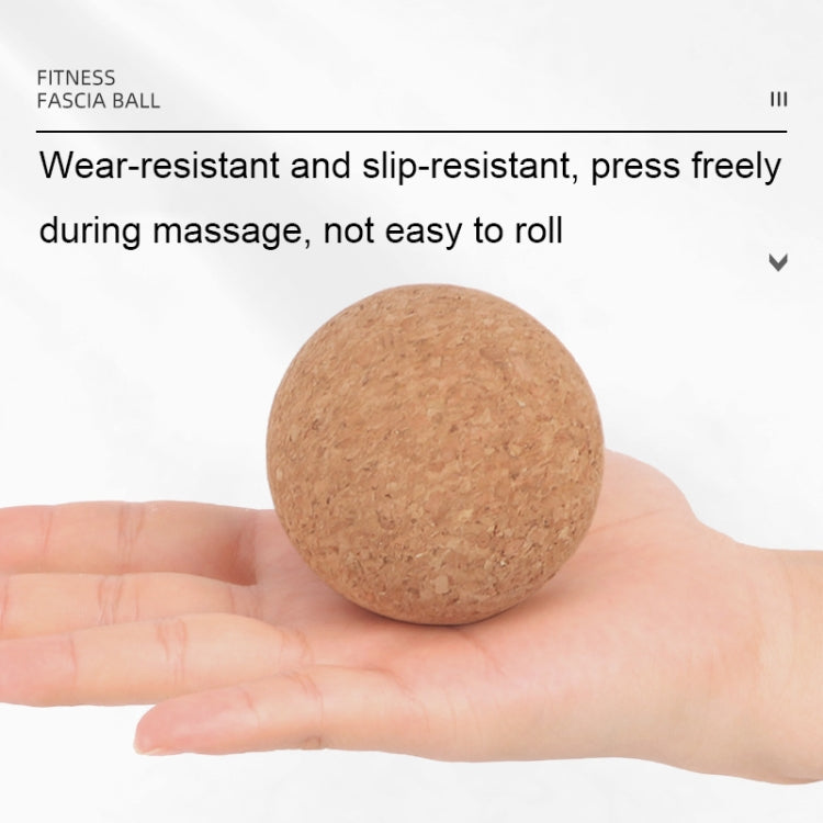 YG049 High-Density Cork Yoga Massage Ball Fitness Fascia Balls
