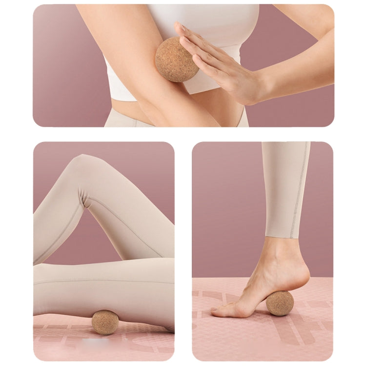 YG049 High-Density Cork Yoga Massage Ball Fitness Fascia Balls