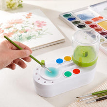 Load image into Gallery viewer, 2nd Generation Oil Painting Brush Cleaner Tool with Water Container Paint Pen Washer, GEN 2 Green, GEN 2 Pink