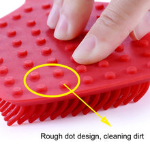 Load image into Gallery viewer, ZYA-251 Silicone Integrated Pot Scrubbing Brush Household Kitchen Cleaning Brush Dishwashing Brush, Red