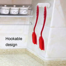 Load image into Gallery viewer, ZYA-251 Silicone Integrated Pot Scrubbing Brush Household Kitchen Cleaning Brush Dishwashing Brush, Red