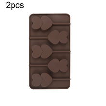 Load image into Gallery viewer, 2pcs Silicone Chocolate Mold Jelly Christmas Candy Cake Mould, Style:, Gift Box, Shell, Star, Heart To Heart