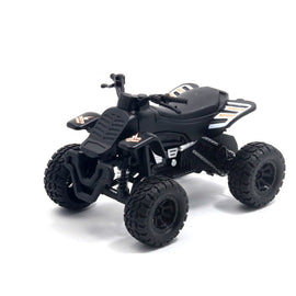 1:36 Simulated Beach Four-wheel Off-road Motorcycle Model Children Toy Car, Motorcycle Black, Motorcycle Blue