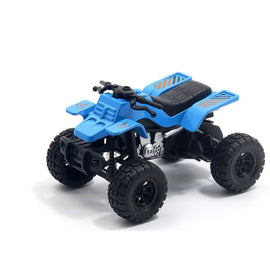1:36 Simulated Beach Four-wheel Off-road Motorcycle Model Children Toy Car, Motorcycle Black, Motorcycle Blue