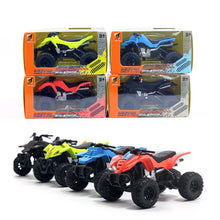 Load image into Gallery viewer, 1:36 Simulated Beach Four-wheel Off-road Motorcycle Model Children Toy Car, Motorcycle Black, Motorcycle Blue