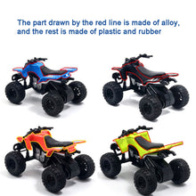 Load image into Gallery viewer, 1:36 Simulated Beach Four-wheel Off-road Motorcycle Model Children Toy Car, Motorcycle Black, Motorcycle Blue