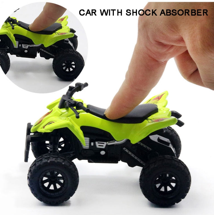1:36 Simulated Beach Four-wheel Off-road Motorcycle Model Children Toy Car, Motorcycle Black, Motorcycle Blue