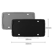 Load image into Gallery viewer, For North American Models Silicone License Plate Frame, 1pcs Black, 1pcs Gray, 1pcs Red, 1pcs Blue, 2pcs Black+Screw, 2pcs Gray+Screw, 2pcs Red+Screw, 2pcs Blue+Screw, Screw Accessories