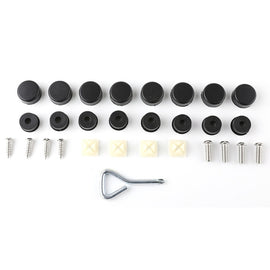 For North American Models Silicone License Plate Frame, Screw Accessories