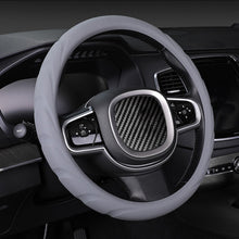Load image into Gallery viewer, Silicone Non-slip Wear-resistant Steering Wheel Cover, 37-42cm