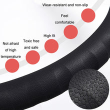 Load image into Gallery viewer, Silicone Non-slip Wear-resistant Steering Wheel Cover, 37-42cm
