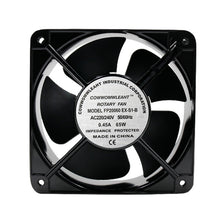 Load image into Gallery viewer, 20cm Chassis Cabinet Metal Case Low Noise Cooling Fan, FP20060 110V, FP20060 220V, FP20060 380V