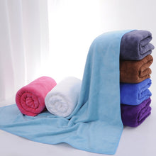 Load image into Gallery viewer, Nano Thickened Large Bath Towel Hairdresser Beauty Salon Adult With Soft Absorbent Towel, 25x25cm, 30x30cm, 30x60cm, 30x70cm, 35x75cm, 70x140cm, 80x180cm