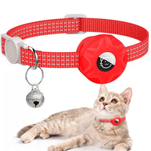 Load image into Gallery viewer, For AirTag 2nd Gen / AirTag 1st Gen Tracker Silicone Case Reflective Pet Cat Collar With Bell