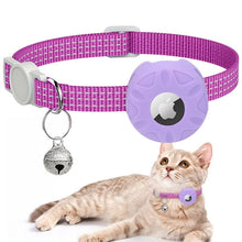 Load image into Gallery viewer, For AirTag 2nd Gen / AirTag 1st Gen Tracker Silicone Case Reflective Pet Cat Collar With Bell