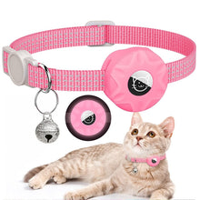 Load image into Gallery viewer, For AirTag 2nd Gen / AirTag 1st Gen Tracker Silicone Case Reflective Pet Cat Collar With Bell