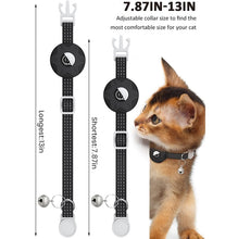 Load image into Gallery viewer, For AirTag 2nd Gen / AirTag 1st Gen Tracker Silicone Case Reflective Pet Cat Collar With Bell