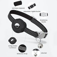 Load image into Gallery viewer, For AirTag 2nd Gen / AirTag 1st Gen Tracker Silicone Case Reflective Pet Cat Collar With Bell