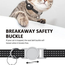Load image into Gallery viewer, For AirTag 2nd Gen / AirTag 1st Gen Tracker Silicone Case Reflective Pet Cat Collar With Bell