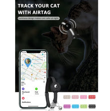 Load image into Gallery viewer, For AirTag 2nd Gen / AirTag 1st Gen Tracker Silicone Case Reflective Pet Cat Collar With Bell