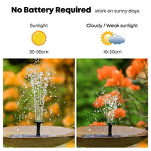 Load image into Gallery viewer, Solar Water Fountain Pool Outdoor Bird Bath Solar Powered Fountain Floating Water, 13cm, 16cm