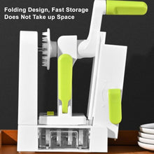 Load image into Gallery viewer, Grater Vegetable Potato Spiral Slicer Whirlwind Fruit Vegetable Spiral Machine, White, Green