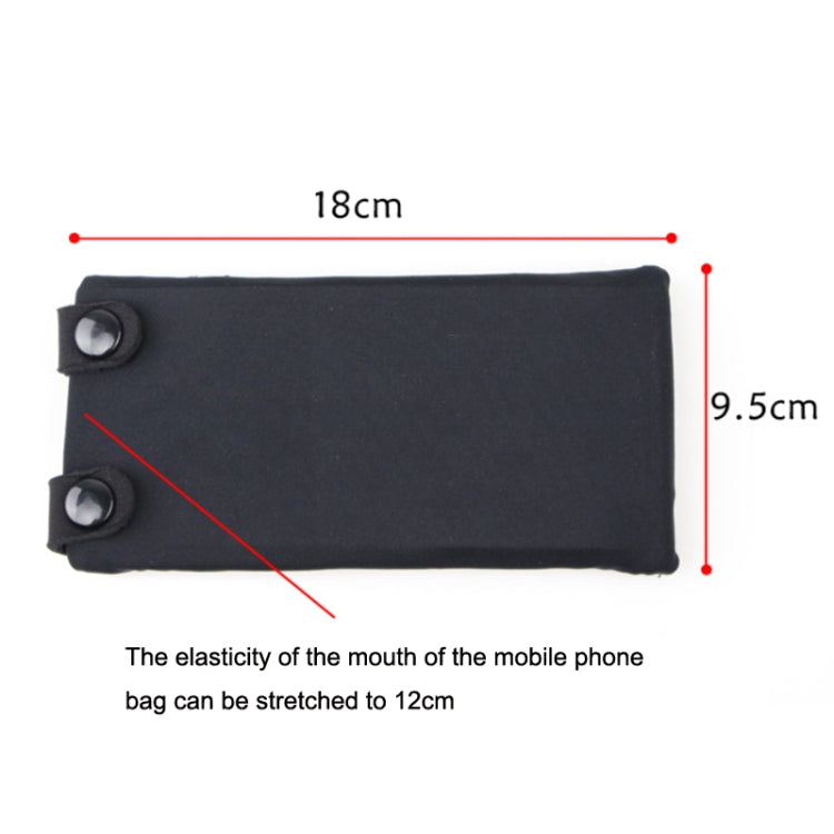 7 Inch Mobile Phone Outdoor Sports Wrist Bag Elastic Close-fitting Mini Arm Bag