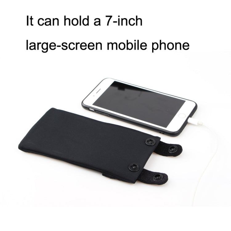 7 Inch Mobile Phone Outdoor Sports Wrist Bag Elastic Close-fitting Mini Arm Bag