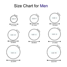 Load image into Gallery viewer, SH800-140 8mm Wide Curved Radian Step Silicone Ring, No.13, No.14