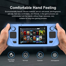 Load image into Gallery viewer, For Steam Deck Game Controller Soft Silicone Protective Cover Case With 4pcs Key Cap, SD001 (Luminous Green), SD001 (Black), SD001 (Red), SD001 (Luminous Blue)