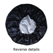 Load image into Gallery viewer, PVC Faux Leather Spare Wheel Cover Rear Tire Protector, 14 inch, 15 inch, 16 inch, 17 inch