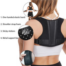 Load image into Gallery viewer, Adjustable Back Posture Corrector with Back Support Bar for Women and Men, MK-006