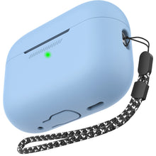 Load image into Gallery viewer, For AirPods Pro 2 AhaStyle PT187 Silicone One-Piece Protective Case With Lanyard Case