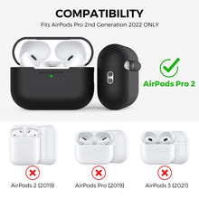 Load image into Gallery viewer, For AirPods Pro 2 AhaStyle PT187 Silicone One-Piece Protective Case With Lanyard Case