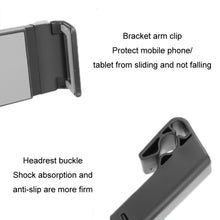 Load image into Gallery viewer, Car Back Seat Buckle Type Rotating Telescopic Mobile Phone Tablet Holder, Tablet Holder(Black)