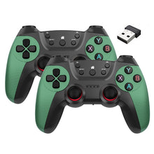 Load image into Gallery viewer, KM-029   2.4G One for Two Doubles Wireless Controller Support PC / Linux / Android / TVbox, KM-029 (Mountain Blue), KM-029 (Battle Gray), KM-029 (Elegant Silver), KM-029 (Mint Green), KM-029 (Cangling Green), KM-029 (Vitality Orange), KM-029 (Rose Pink...