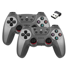 Load image into Gallery viewer, KM-029   2.4G One for Two Doubles Wireless Controller Support PC / Linux / Android / TVbox, KM-029 (Mountain Blue), KM-029 (Battle Gray), KM-029 (Elegant Silver), KM-029 (Mint Green), KM-029 (Cangling Green), KM-029 (Vitality Orange), KM-029 (Rose Pink...