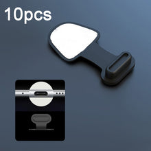 Load image into Gallery viewer, 10pcs Mobile Phone Charging Port Silicone Anti-Dust Plug Back-adhesive Loss-proof Cover