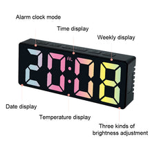 Load image into Gallery viewer, 3806C LED Electronic Home Living Room Desktop Clock Perpetual Calendar Digital Tabletop Clock