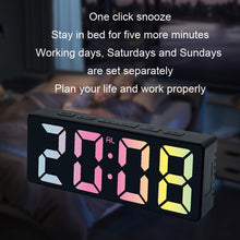 Load image into Gallery viewer, 3806C LED Electronic Home Living Room Desktop Clock Perpetual Calendar Digital Tabletop Clock