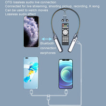 Load image into Gallery viewer, SN-537K 5.3 Bluetooth Live Earphones Built-In Sound Card Wireless Receiver Sports Earphones