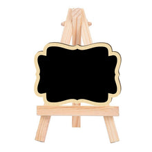 Load image into Gallery viewer, 191288 Small Party Shop Message Blackboard Ornaments Pine Tripod Decorative Message Board