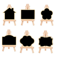 Load image into Gallery viewer, 191288 Small Party Shop Message Blackboard Ornaments Pine Tripod Decorative Message Board