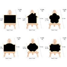 Load image into Gallery viewer, 191288 Small Party Shop Message Blackboard Ornaments Pine Tripod Decorative Message Board