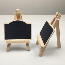 Load image into Gallery viewer, 191288 Small Party Shop Message Blackboard Ornaments Pine Tripod Decorative Message Board