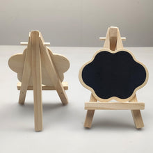 Load image into Gallery viewer, 191288 Small Party Shop Message Blackboard Ornaments Pine Tripod Decorative Message Board